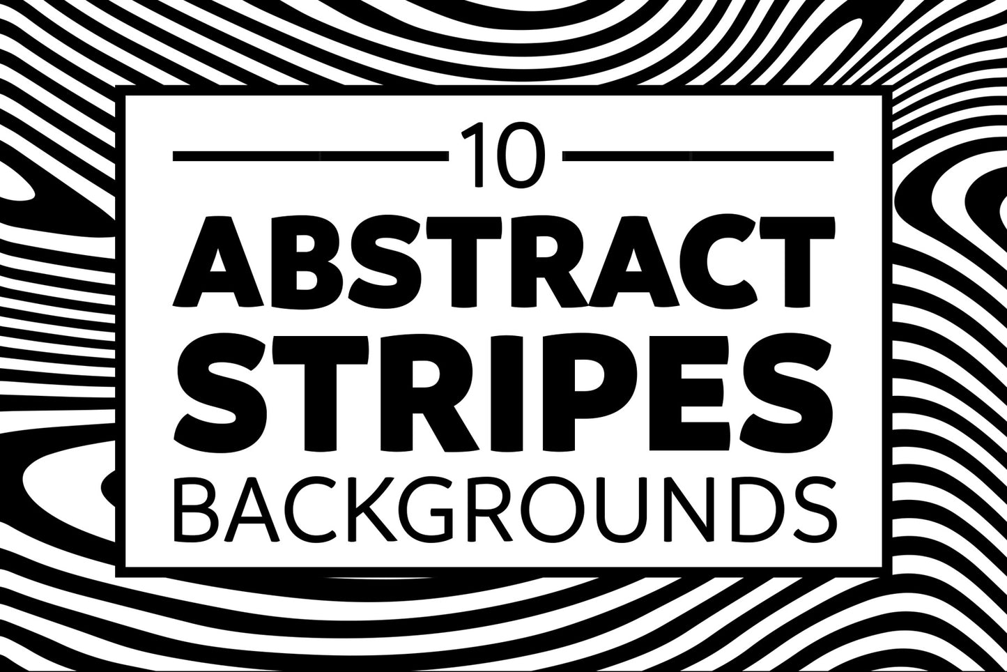 10 Abstract Stripes Backgrounds with Distorted Lines