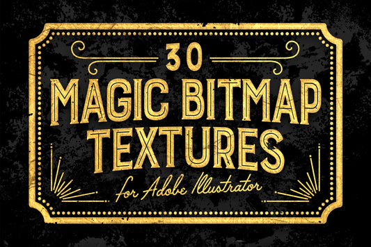 30 Magic Bitmap Texture Graphics for Adobe Illustrator