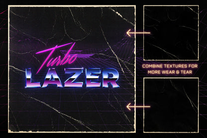 Retro 80s Cover Art Textures