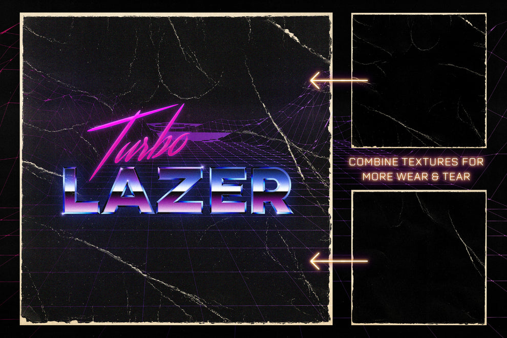 Retro 80s Cover Art Textures – Spoon Graphics