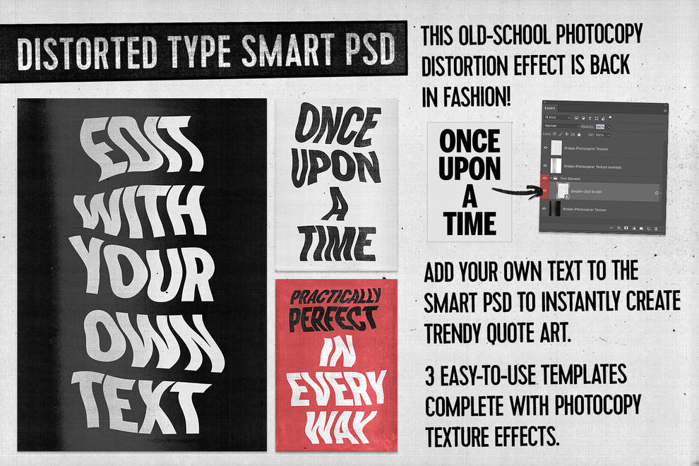 Copy Shop Photocopy Effects Kit – Spoon Graphics