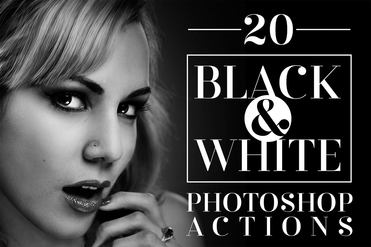 Black & White Photo Effect Actions