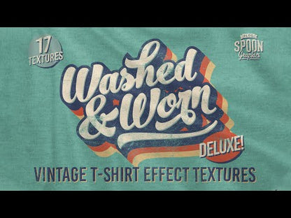 Washed & Worn Deluxe Vintage T-Shirt Textures Pack