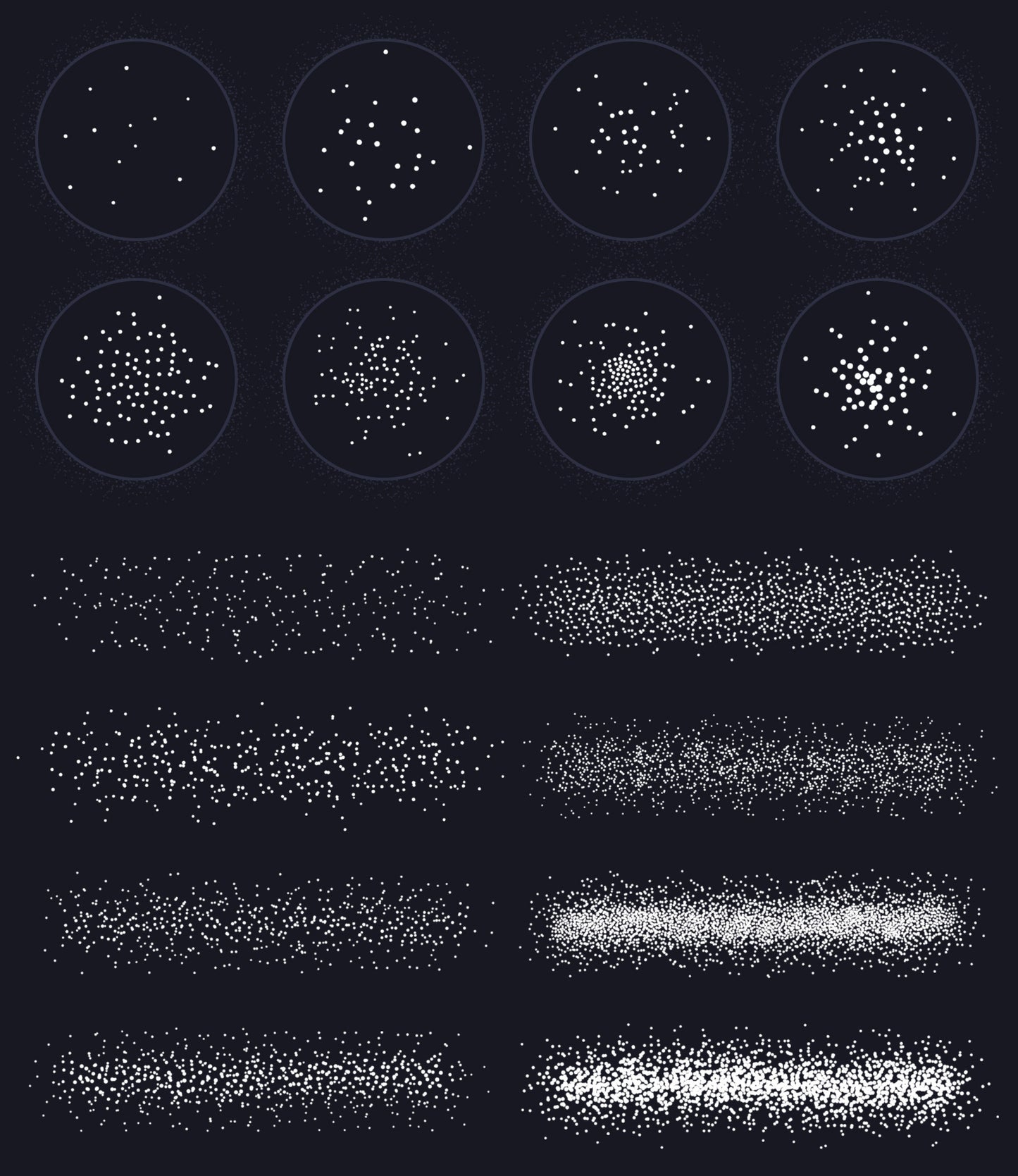 Stipple Shading Brushes for Adobe Photoshop